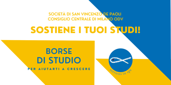 Le Borse di studio di Società di San Vincenzo De Paoli Milano