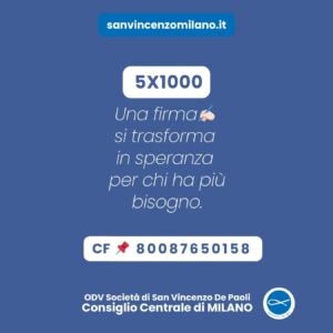 Il tuo promemoria per il 5x1000